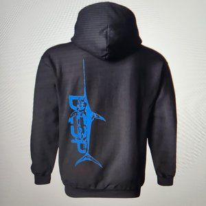 Lot of two DEEP Apparel,  hoodie and quarter zip,  Men's Large